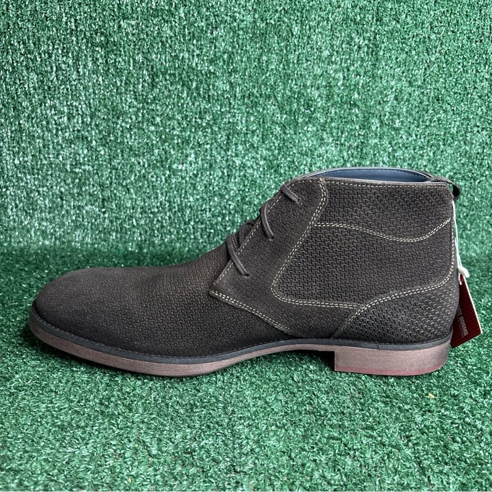 NEW Stacy Adams Men's Dark Brown Plain Toe Chukka Boot Size 13 M